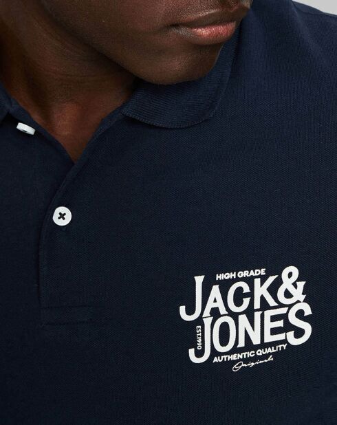 Polo Jorbrink bleu marine
