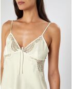 Top satiné Pretty ivoire
