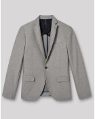 Veste de costume extraslim Bsoap gris chiné clair