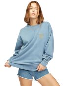 Sweat en Coton Bio Billabong x Wrangler Wayward bleu