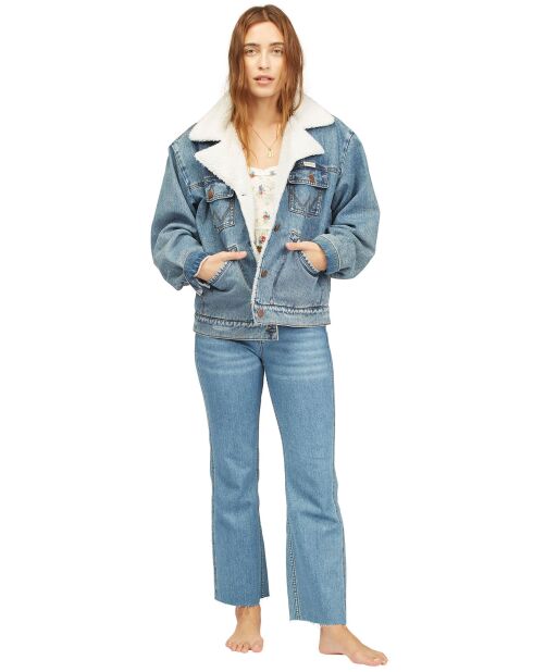 Veste en Jean Billabong x Wrangler Ride On Jacket bleue