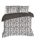 Parure housse de couette Lilypad noire