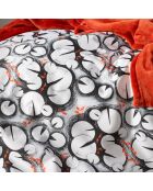 Parure housse de couette Lilypad noire