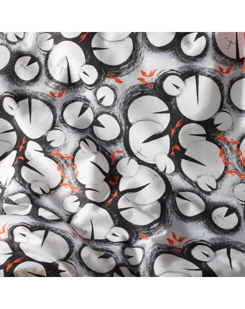 Set copripiumino nero Lilypad