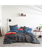 Parure housse de couette Cobra bleu fusion