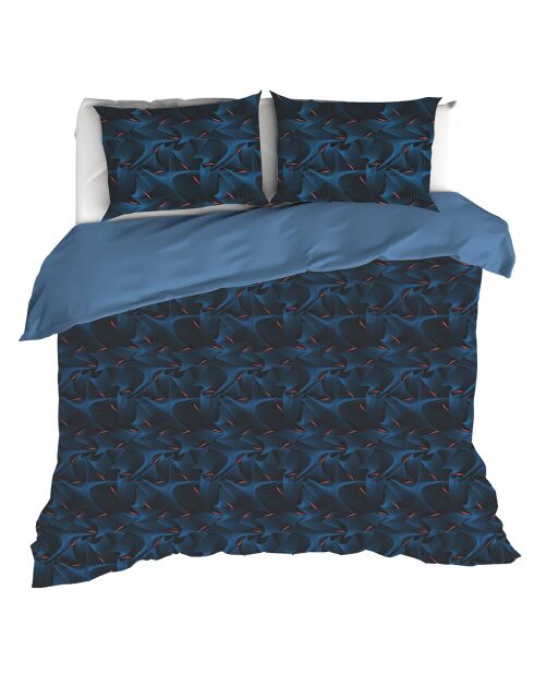 Parure housse de couette Cobra bleu fusion