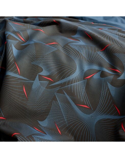 Cobra fusion blauwe dekbedovertrekset