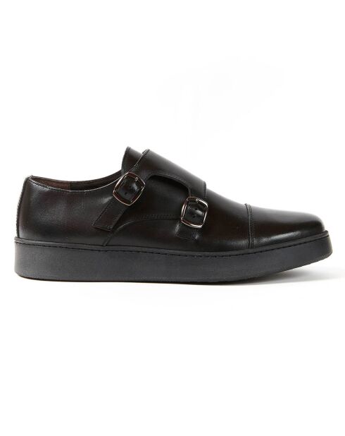 Richelieus en Cuir Jonathan noires