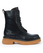 Boots en Cuir Mikaela noires