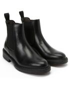 Boots en Cuir Naomi noires