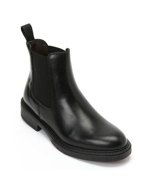 Boots en Cuir Naomi noires