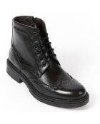 Boots en Cuir Greta noires