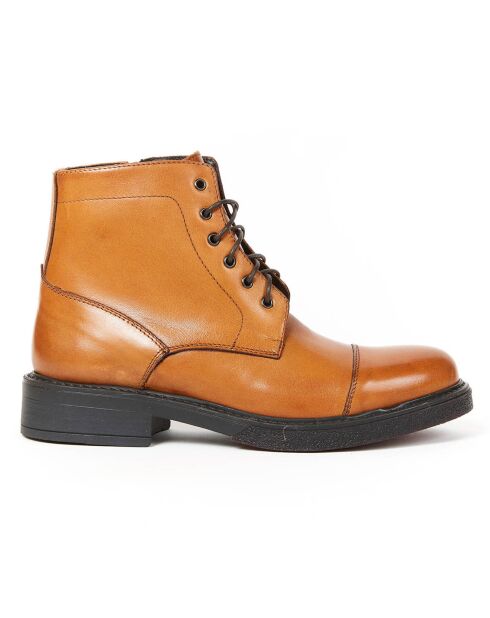 Botas Nancy de piel camel