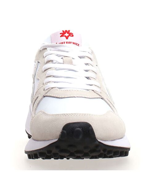 Sneakers en Cuir Flagit beige/blanc