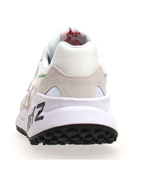 Sneakers en Cuir Flagit beige/blanc