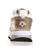 Sneakers en Cuir Kis blanc/doré