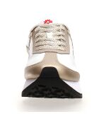 Sneakers en Cuir Kis blanc/doré