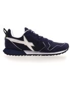 Sneakers en Cuir Jet bleu marine/blanc