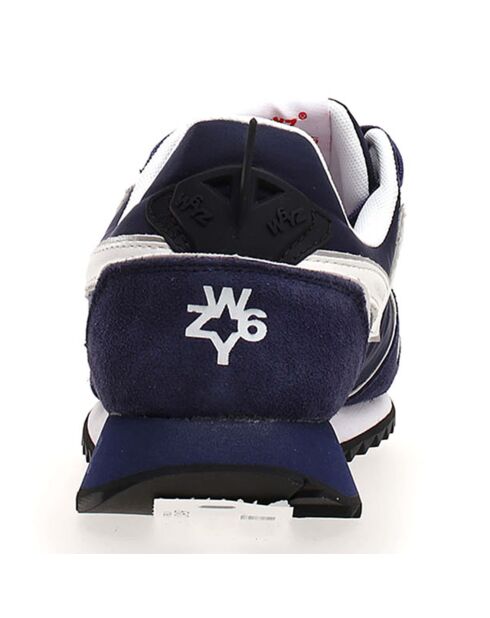 Sneakers en Cuir Jet bleu marine/blanc