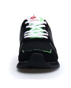 Sneakers en Cuir Jet noir/rouge/vert
