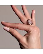 Clélio Pink Topaz 12,3 kt roségouden ring