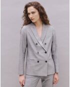 Blazer Lara imprimé gris moyen