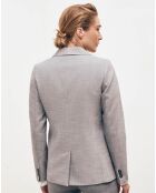 Blazer Lara imprimé gris moyen