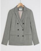 Blazer Lara imprimé gris moyen