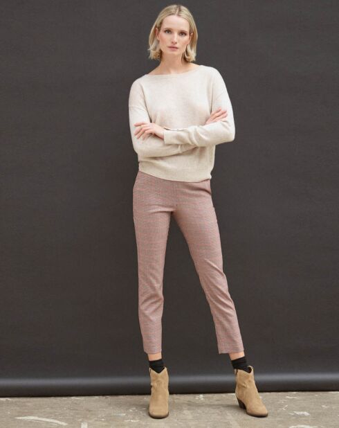 Pantalon 7/8 Rodrigue imprimé rouge