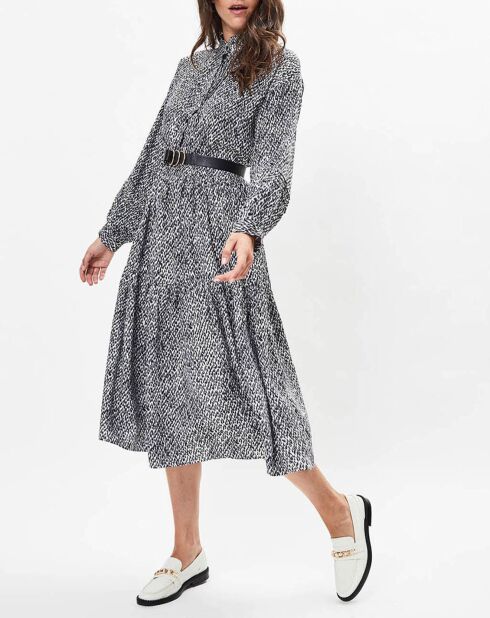 Robe Woven Young imprimée noir/blanc