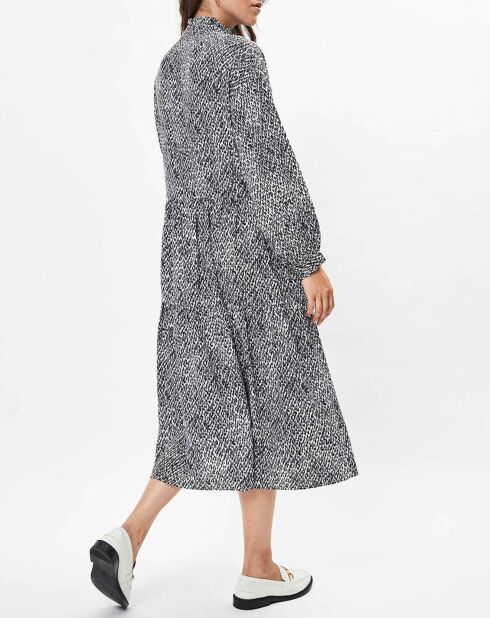 Robe Woven Young imprimée noir/blanc