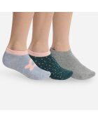 3 Paires de chaussettes motifs multicolores