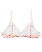 Soutien-gorge souple imprimé rose