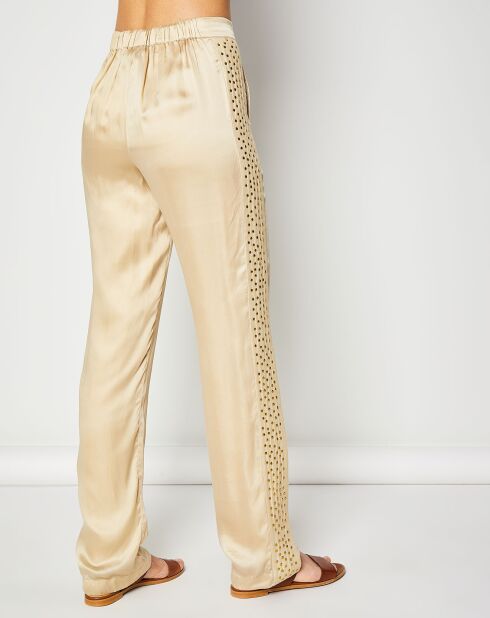 Pantaloni champagne Qito