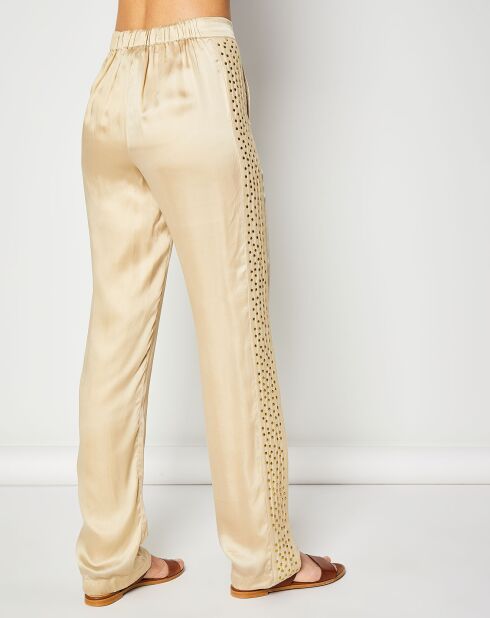 Pantalon Qito champagne