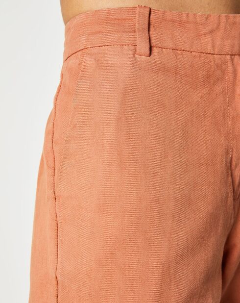 Baxter kastanjebruine broek