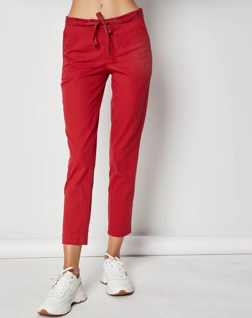 Pantalon Qipo rouge