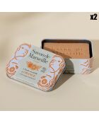 2 Savons de Marseille à l'huile essentielle Orange - 2x100 g