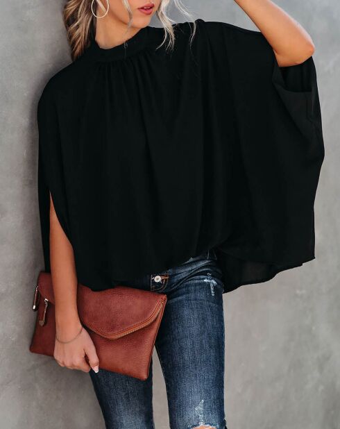 Blouse Mounane noire