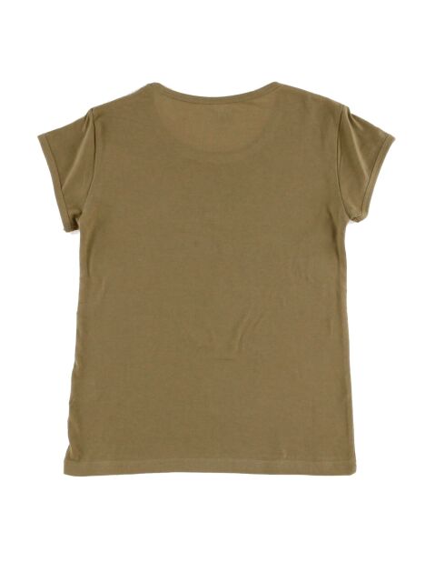 Khakifarbenes T-Shirt von Qlemon