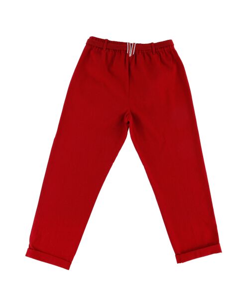 Pantalon Qaisi rouge