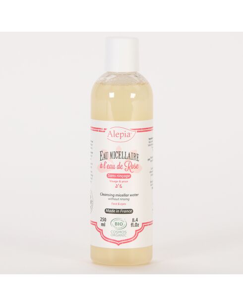 Bio-Mizellenwasser mit Rosenwasser - 250 ml