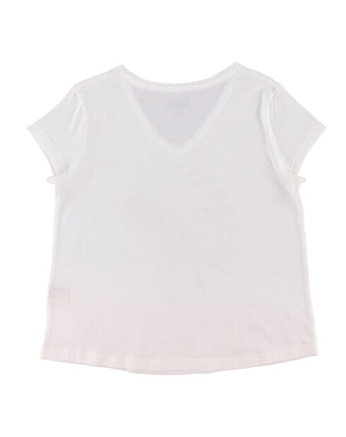 Qloudi ecrufarbenes T-Shirt