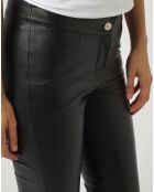 Pantalon en Cuir Célia noir