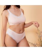 Soutien-gorge sans armatures & Shorty Frany rose