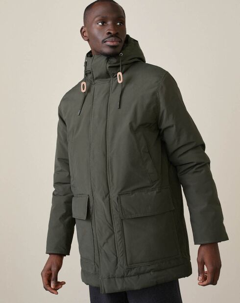 Parka Jubar olive foncé