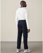 Pantalon chino slim Jory marine