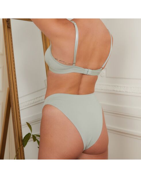 Ensemble Soutien-gorge sans armatures & Tanga Eden vert