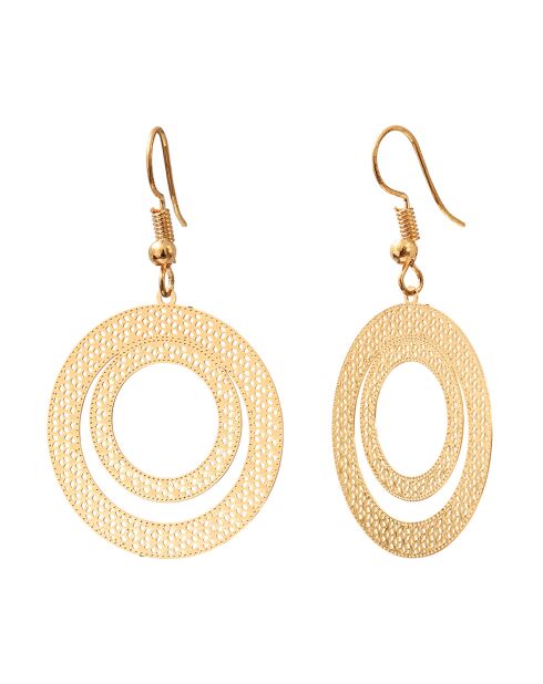 Boucles d'oreilles en Acier doré