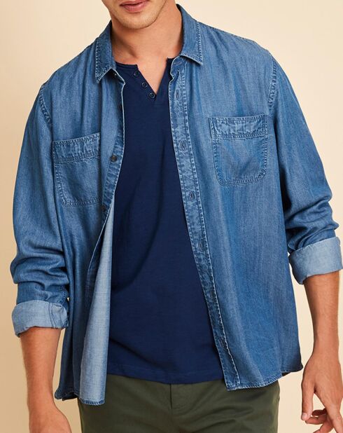 Chemise Delio chambray